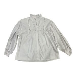 SHEIN White Button Down Shirt